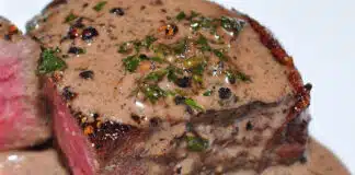 Filet mignon à la sauce au poivre