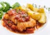 Filets de poisson à la sauce crémeuse à la tomate