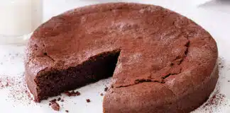 Gâteau au chocolat sans farine et sans beurre
