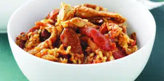Risotto au poulet et chorizo au thermomix