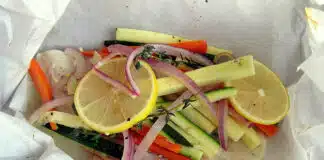 papillote de poisson aux légumes