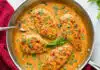 Blanc de poulet à la crème de tomate