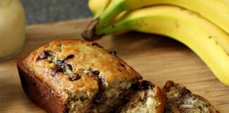 Cake à la banane et au chocolat