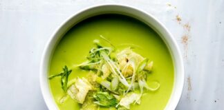 Crème de petits pois au Thermomix
