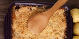 Crumble aux pommes et poires