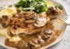 Emincé de poulet à la sauce aux champignons