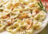 Farfalles à la crème et au saumon fumé