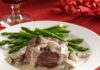 Filet mignon à la crème de champignons