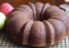 Gâteau au yaourt et compote de pommes