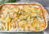 Gratin d'oignons pommes de terre champignons