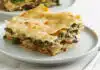 Lasagnes aux épinards et champignons