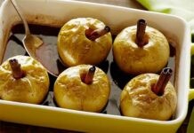 Pommes au four à la cannelle