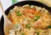 Blanquette de poulet et champignons