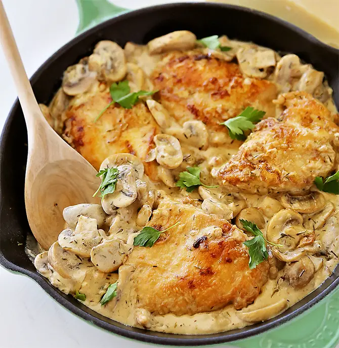 Blanquette de poulet et champignons Blanquette-de-poulet-et-champignons