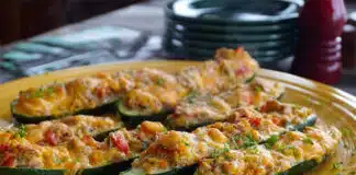 Courgettes farcies au thon