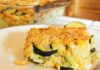 Gratin de riz courgettes et viande hachée