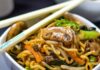 Nouilles chinoises au poulet au Thermomix