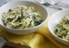 Pâtes à la ricotta et aux épinards