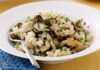 Risotto crémeux au poulet et champignons