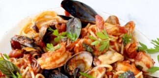 Spaghettis au fruits de mer au Thermomix