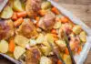 Blancs de poulet pomme de terre et carotte au four