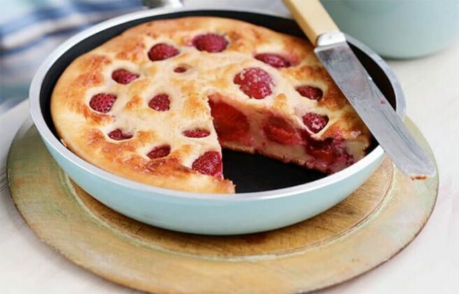 Clafoutis aux fraises - Dessert léger