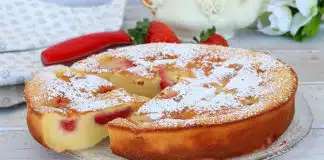 Clafoutis à la fraise au Thermomix