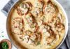 Escalopes de poulet et champignons à la sauce moutarde