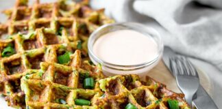 Gaufres de pomme de terre et courgette