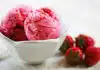 Glace yaourt fraise