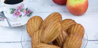 Madeleines aux pommes et chocolat