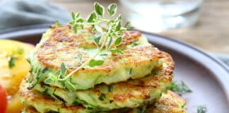Röstis de courgettes et Cheddar