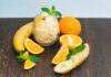 Sorbet à la banane et orange