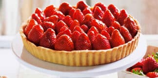 Tarte aux fraises sans beurre sans oeufs