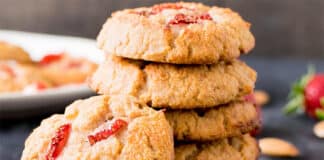 cookies au yaourt et fraises