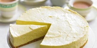 Cheesecake au citron sans cuisson