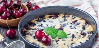 Clafoutis aux cerises sans gluten