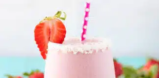 Cocktail exotique au rhum fait au Thermomix