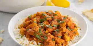 Curry de poulet au fromage blanc 0%