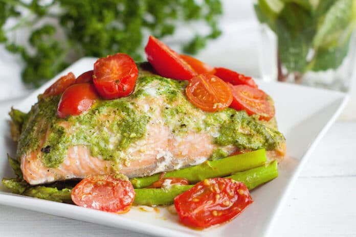 Filets de poisson au pesto