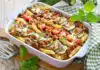 Gratin de pâtes courgettes et viande hachée