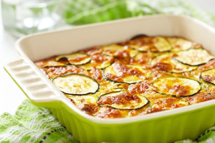 Gratin de pomme de terre courgette et fromage