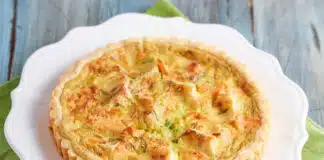 Quiche au saumon fumé et fromage au Thermomix
