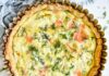 Quiche aux courgettes et saumon