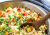 Salade complète de riz thon et légumes