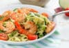 Spaghettis de courgettes et crevettes