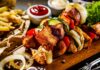 Brochettes de poulet aux légumes