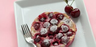 Clafoutis de cerises au micro-ondes