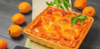 Flan aux abricots
