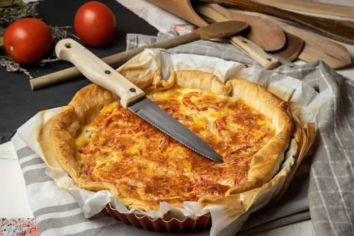 Quiche au thon et à la tomate au Thermomix